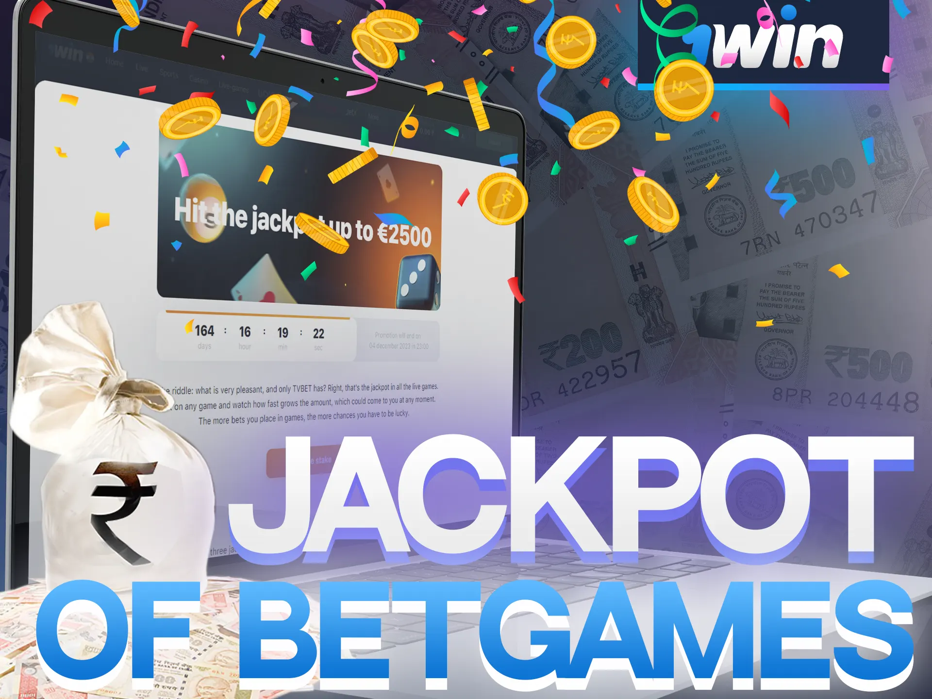 Hit your jackpot on 1Win.