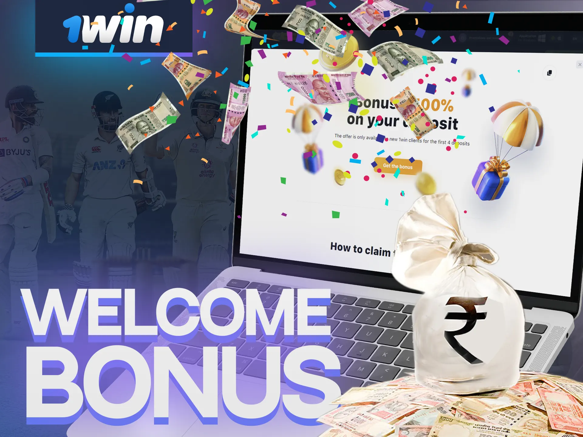 Newcomers get welcome sports bonuses at 1win.