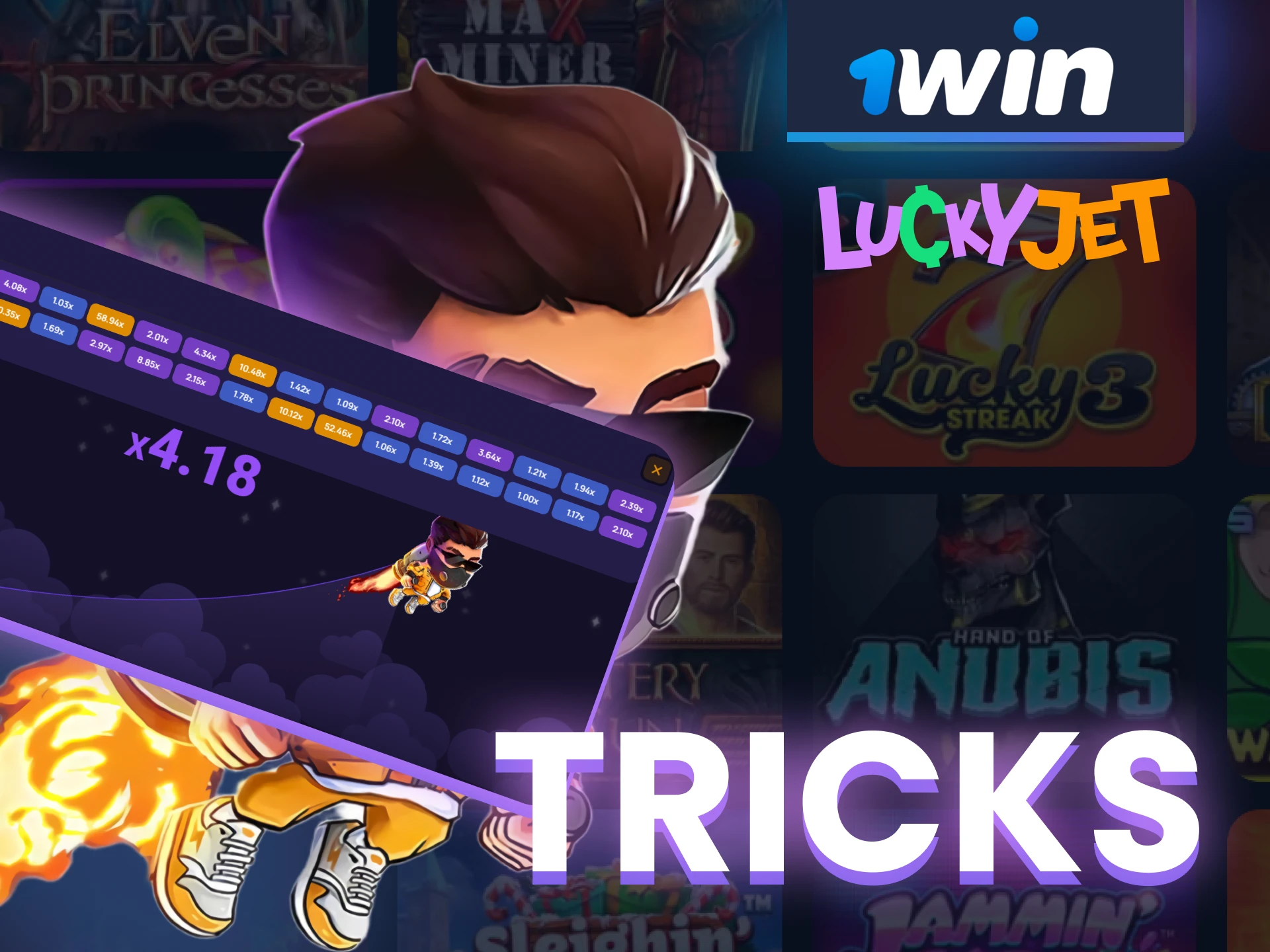 Learn about tricks for Lucky Jet on 1win.