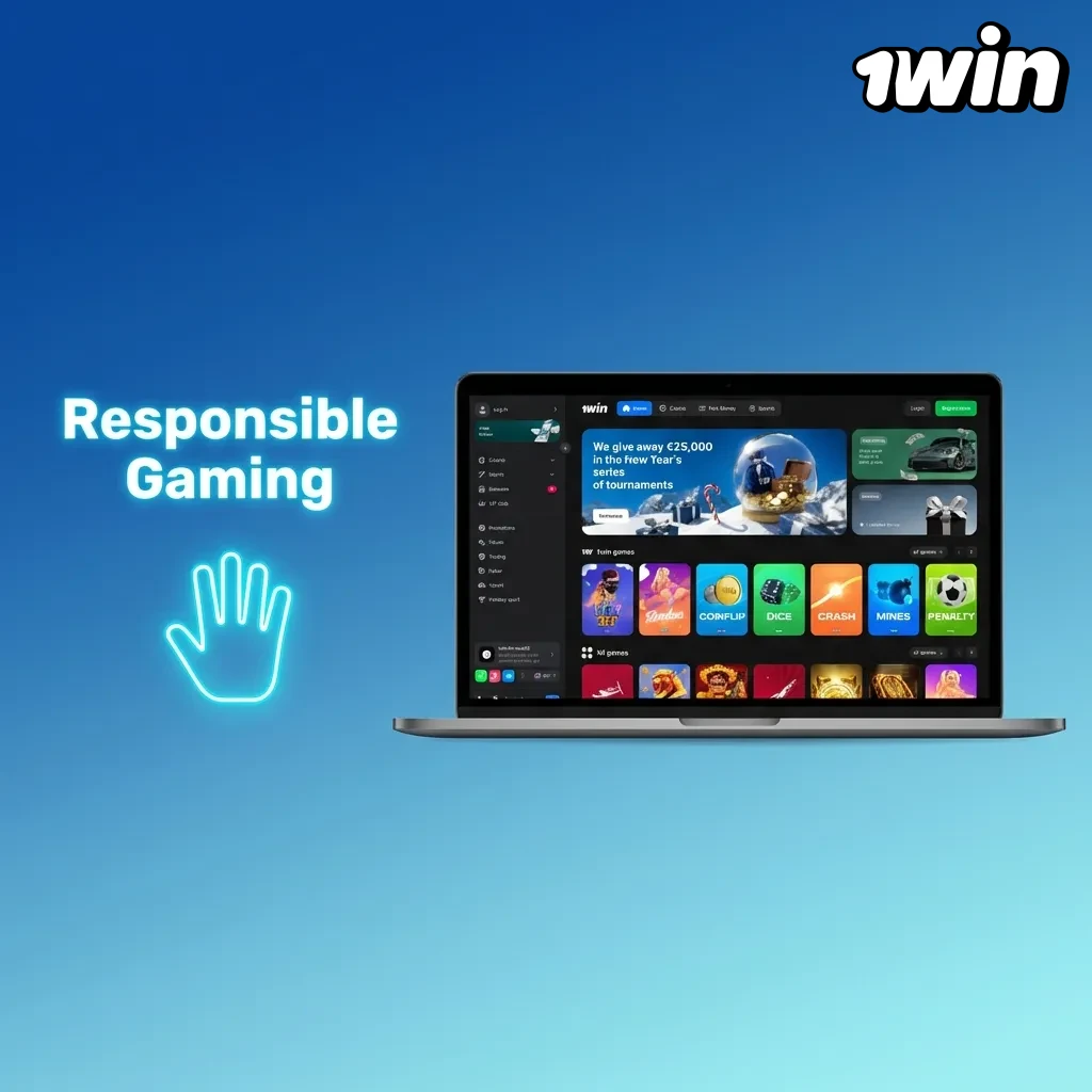 1Win responsible gaming tools including deposit limits, self-exclusion options, and session reminders for players