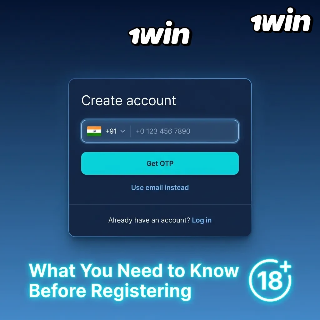 Requirements checklist for registration in India: age 18+, one account, accurate details, verification needed.