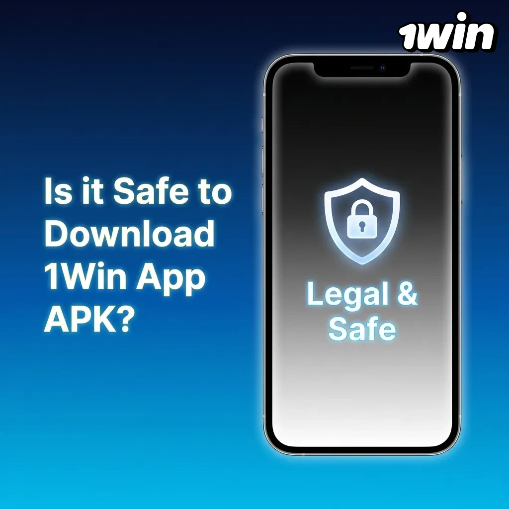 1Win mobile app displaying official Curaçao eGaming license certification and SSL security encryption badge