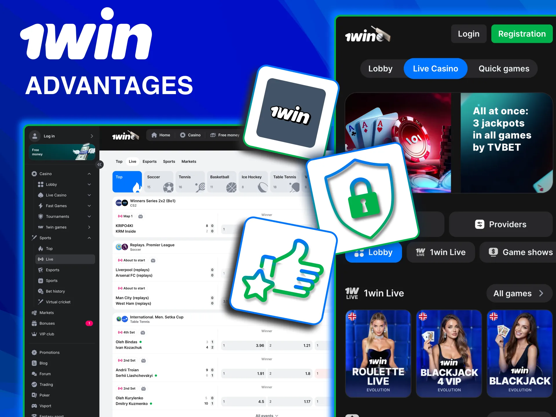 Indian players choose 1win for sports casino and secure gameplay.