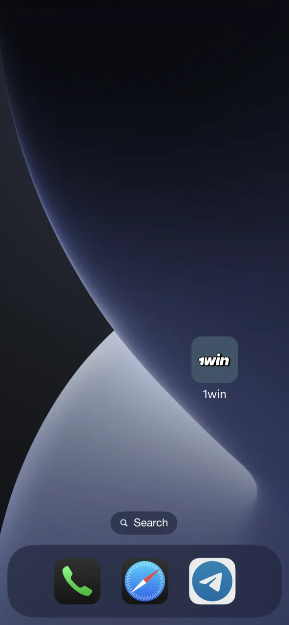 Start betting and games by opening 1win app.