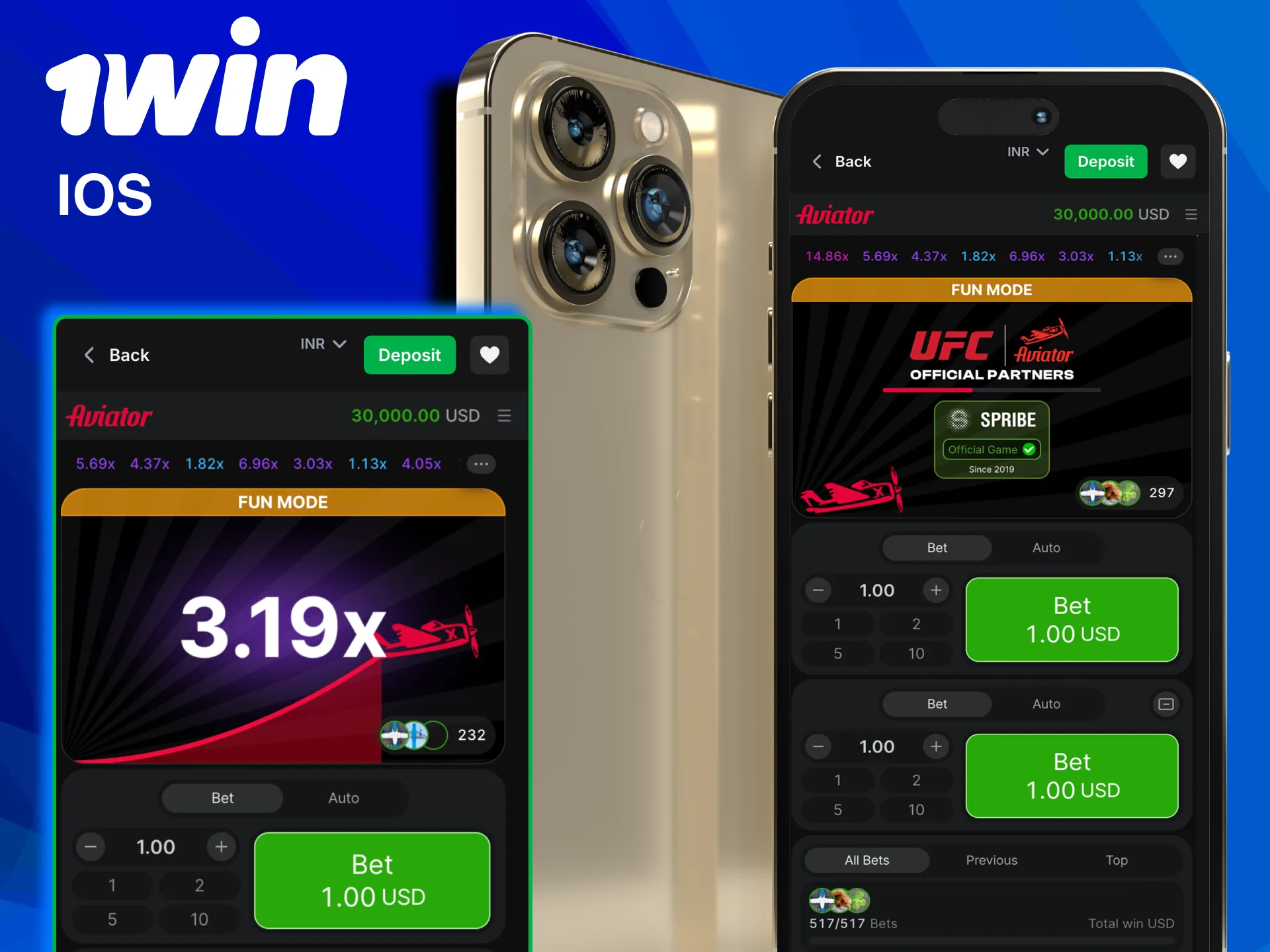 Play on 1win iOS with web app and full features.