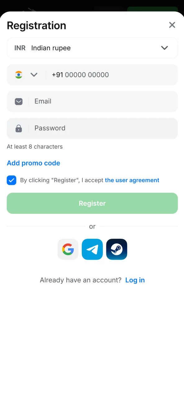 1win registration with quick form and instant activation.