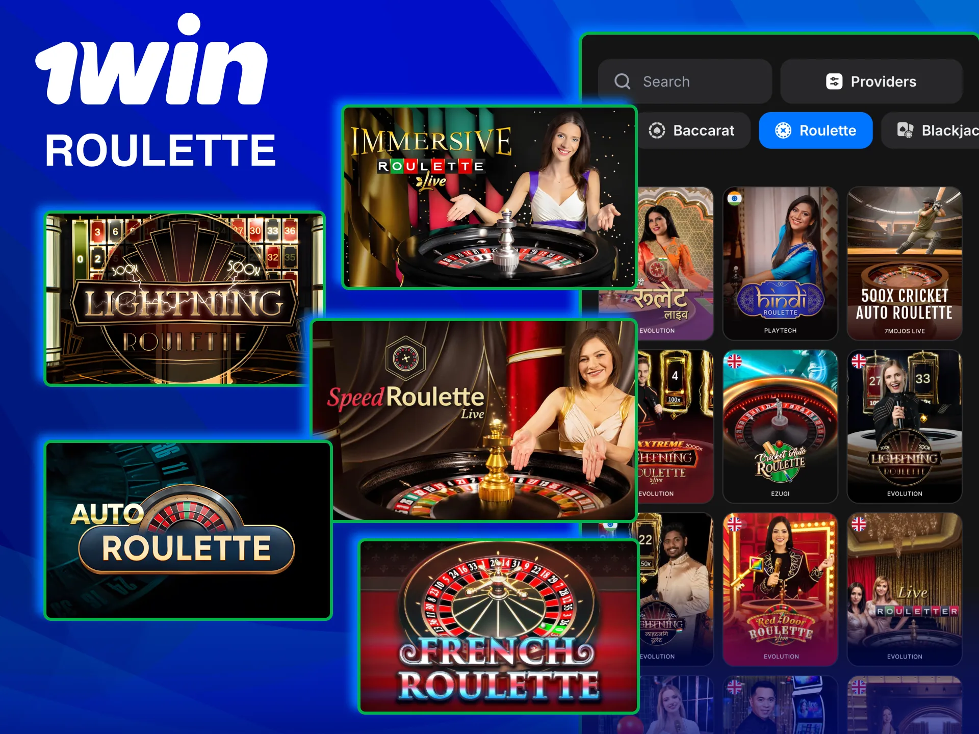 Enjoy speed and auto roulette for fast action at 1win.