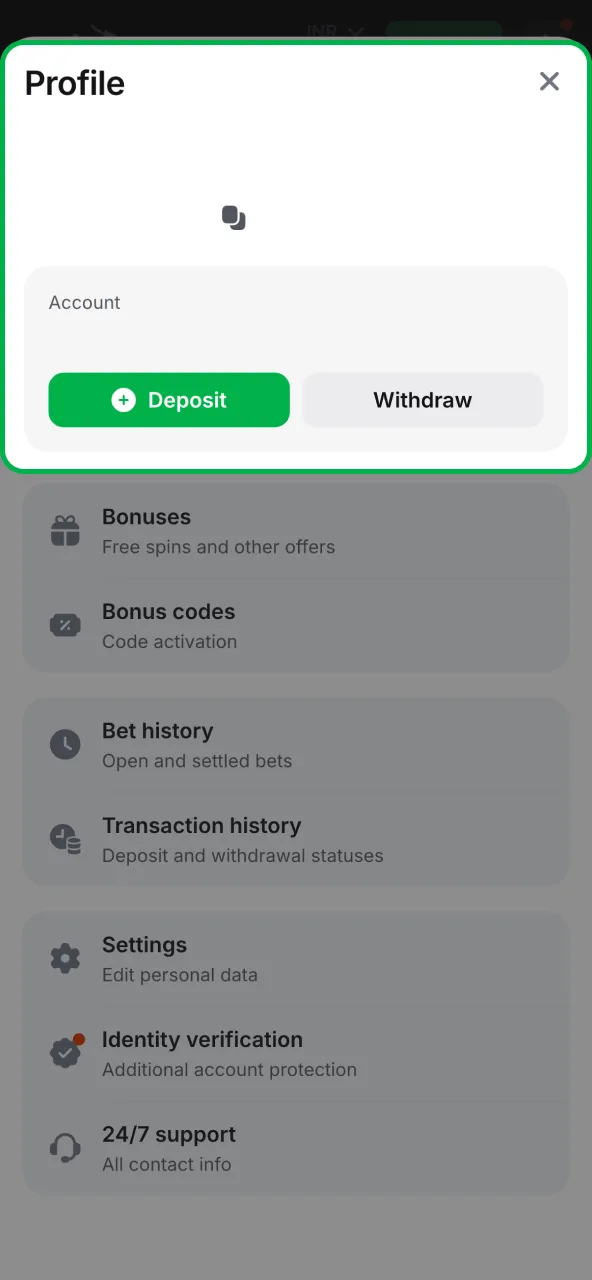 Fast and secure withdrawal of winnings on 1win.
