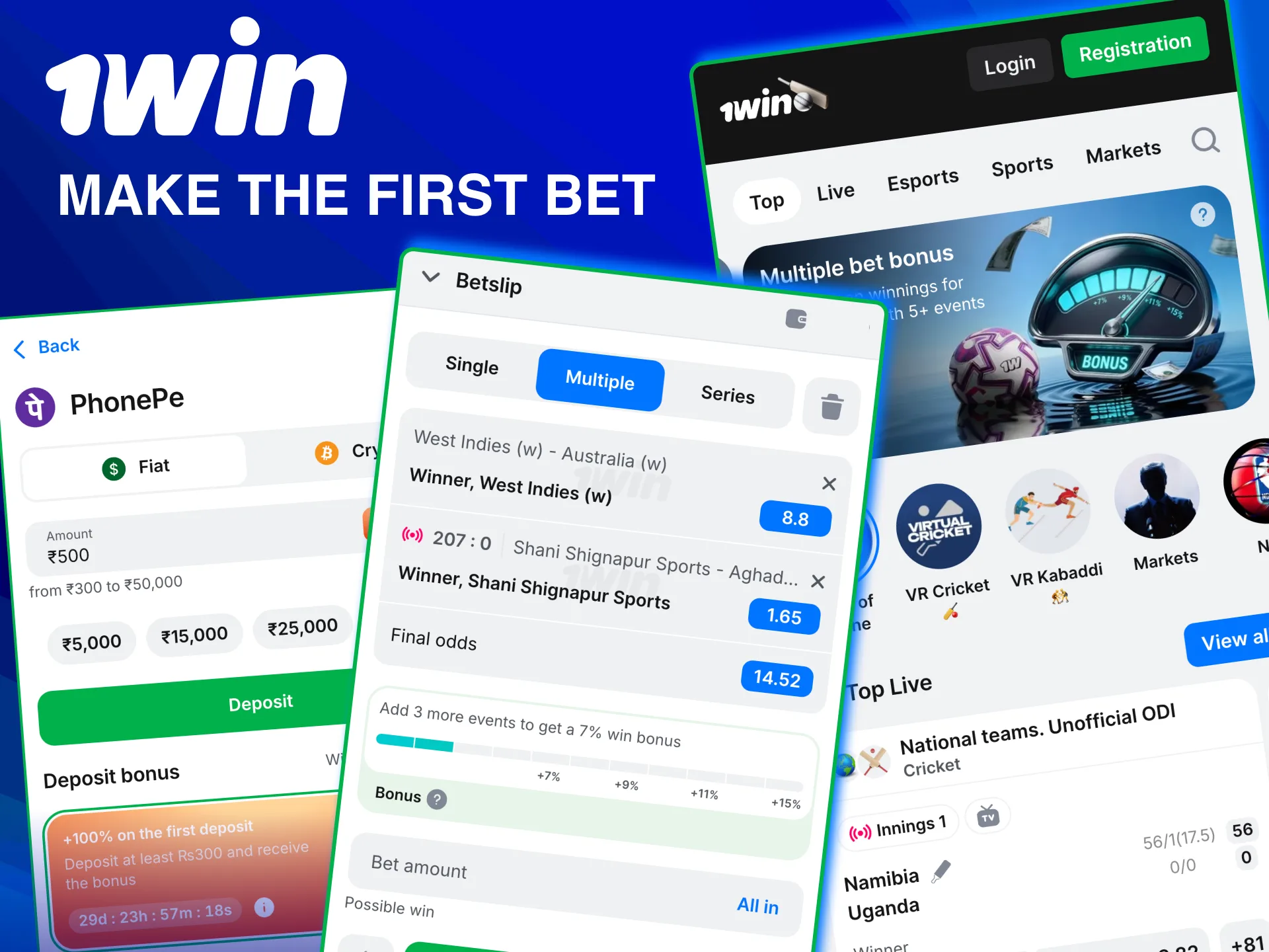 Start betting on 1win with easy steps and fast confirmation.