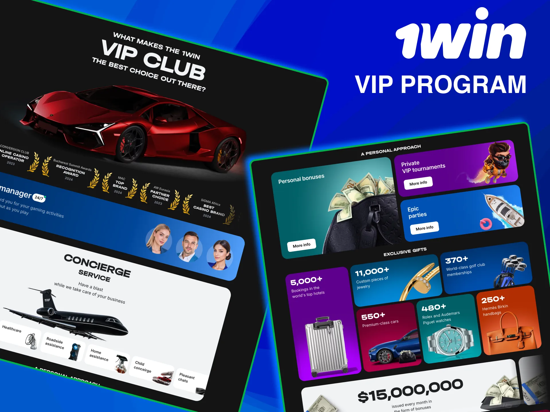 1win VIP system with points rewards and fast withdrawals.