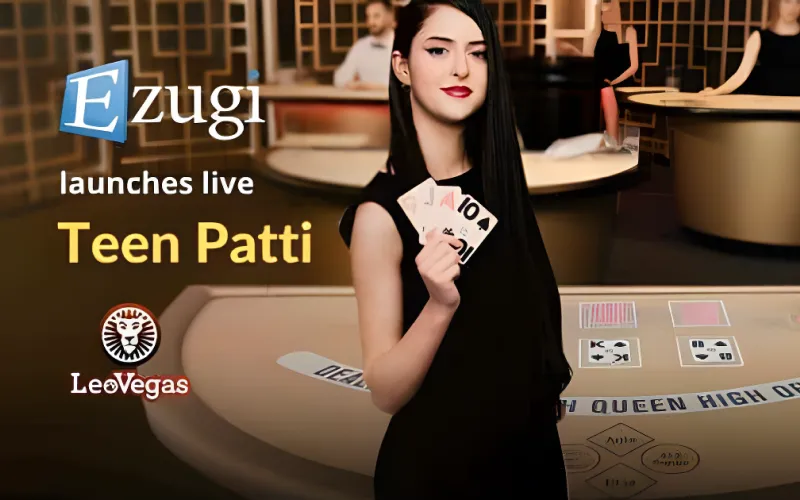 Play Teen Patti on 1win with live dealers and side bets.
