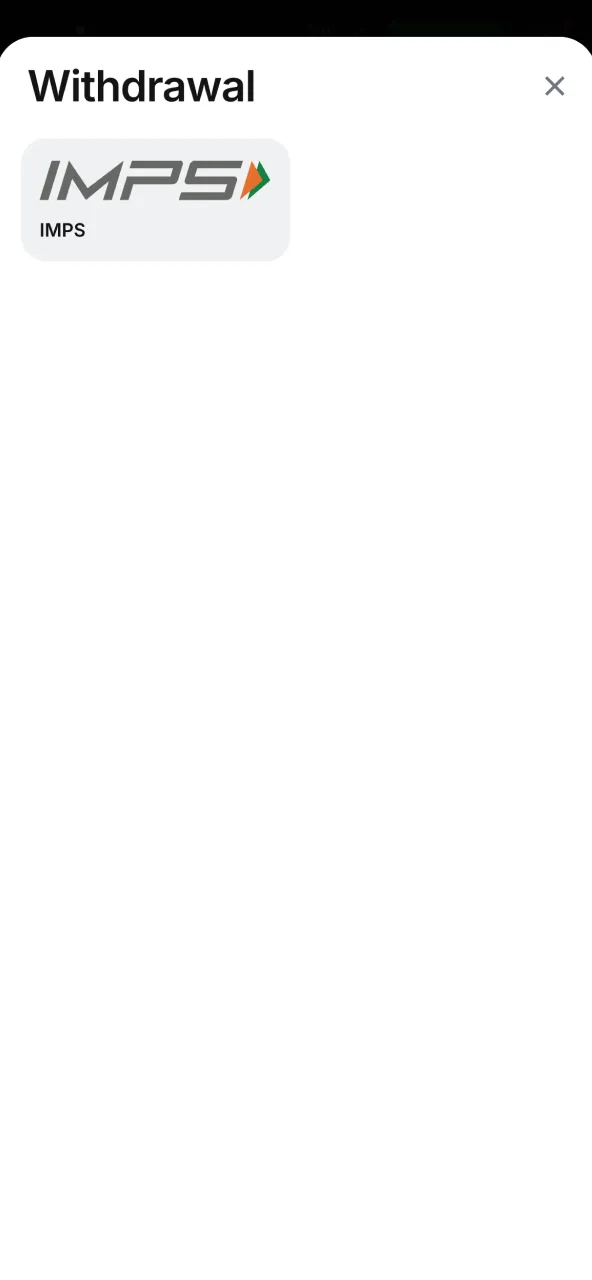 Pick a withdrawal option to transfer funds from 1win.